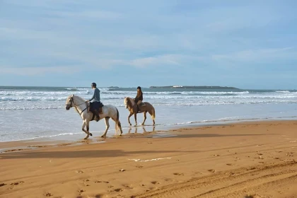 COUCHER DE SOLEIL A CHEVAL : EVASION MAGIQUE  SUR LA PLAGE D'AGADIR - Tourisme Agadir Souss-Massa