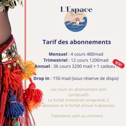 Cours de Danse Orientale à Agadir - Tourisme Agadir Souss-Massa