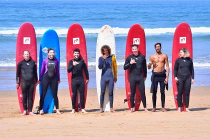 Cours de surf en groupe 2h - Tourisme Agadir Souss-Massa