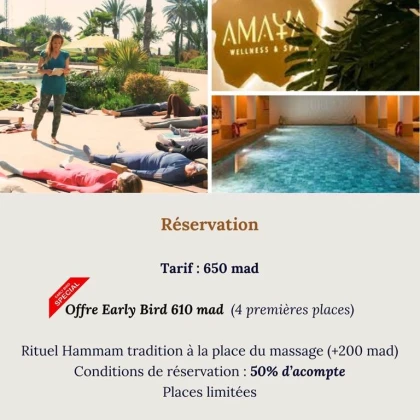 Matinée douceur Yoga doux & Spa - Tourisme Agadir Souss-Massa