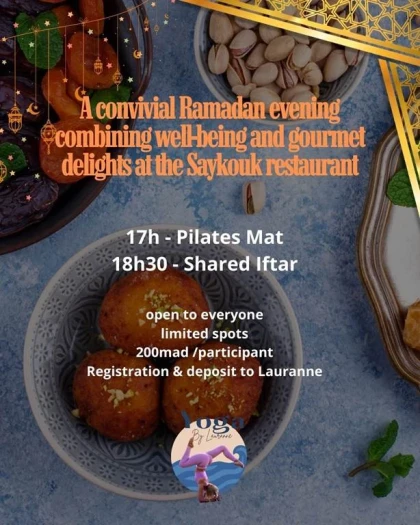 Pilates & Iftar - Tourisme Agadir Souss-Massa