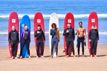 Cours de surf en groupe 6h sur 2 jours - Tourisme Agadir Souss-Massa