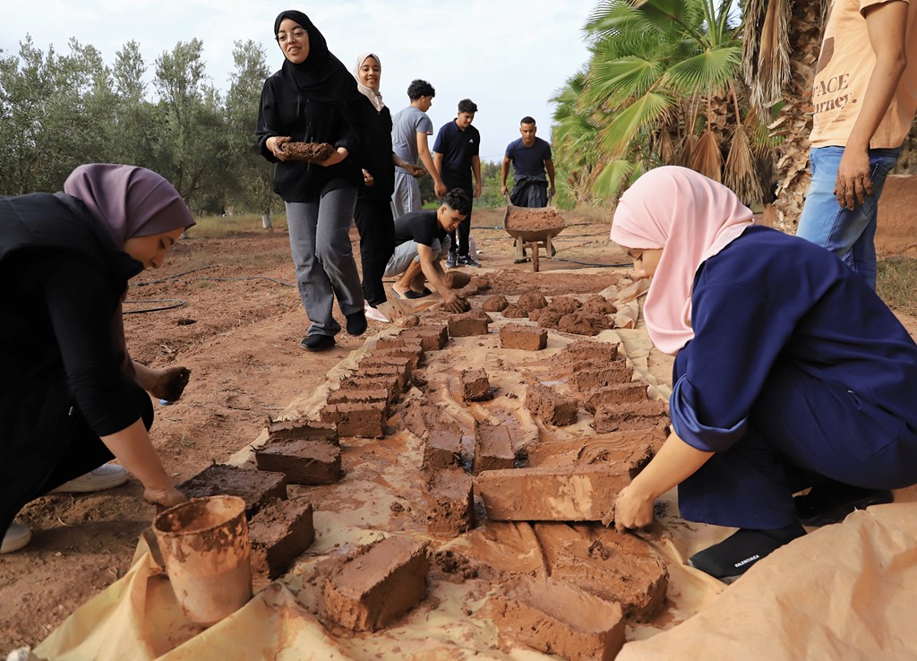 Atelier briques de terre - Tourisme Agadir Souss-Massa