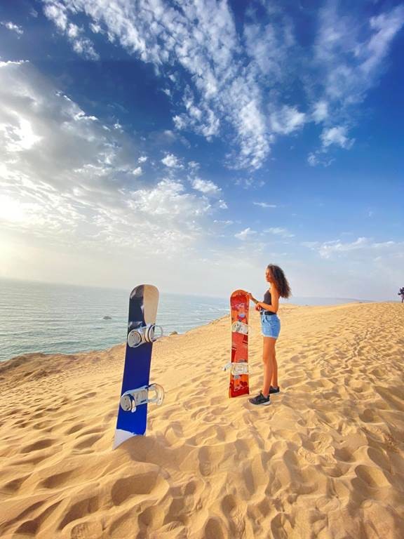 Aventure en Sandboarding à Agadir - Tourisme Agadir Souss-Massa