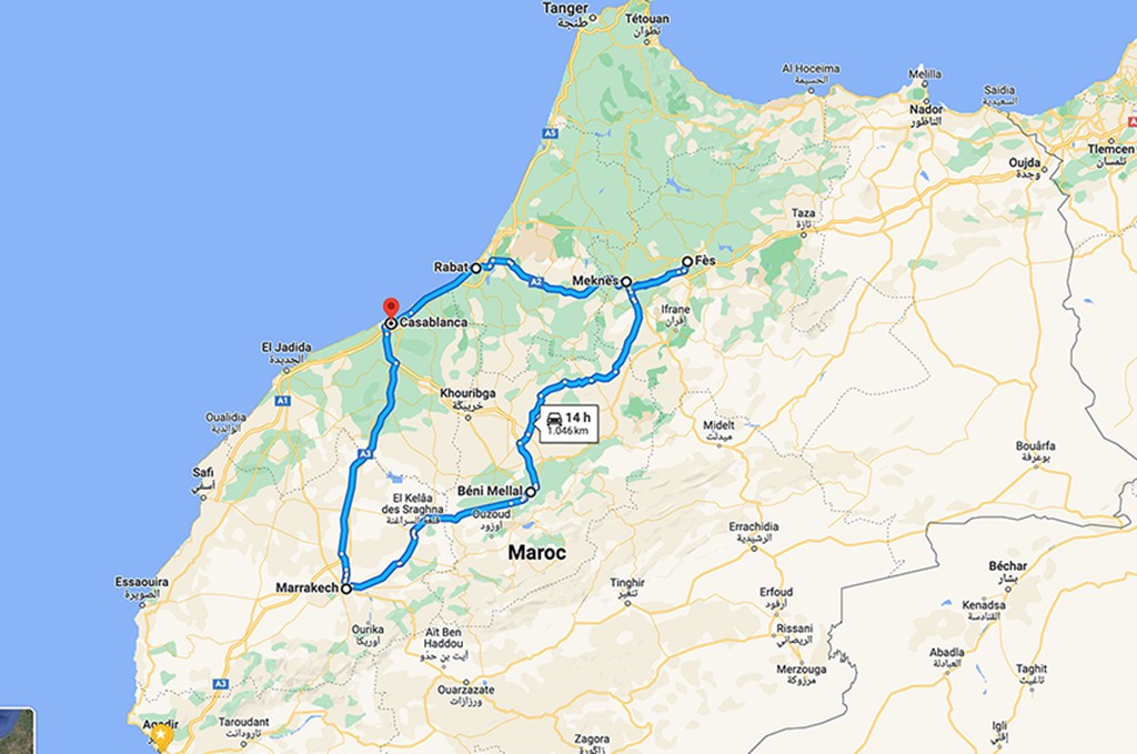 Circuit Casablanca, Rabat, Meknès, Fès et Marrakech - Tourisme Agadir Souss-Massa
