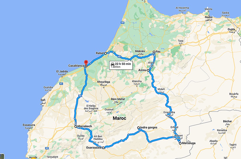 Circuit des Villes Impériales et désert - Tourisme Agadir Souss-Massa