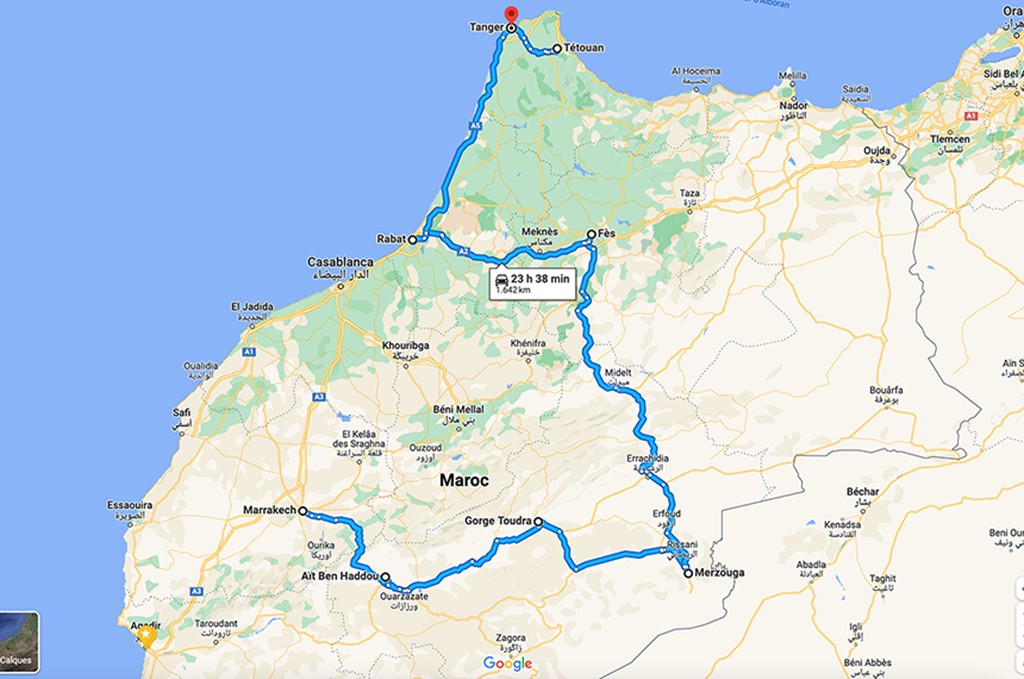 Circuit du Sud au Nord - Tourisme Agadir Souss-Massa