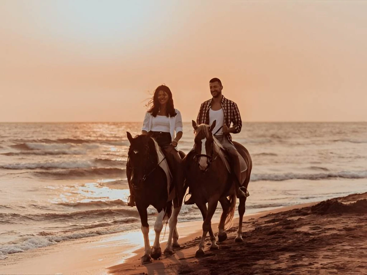 COUCHER DE SOLEIL A CHEVAL : EVASION MAGIQUE  SUR LA PLAGE D'AGADIR - Tourisme Agadir Souss-Massa