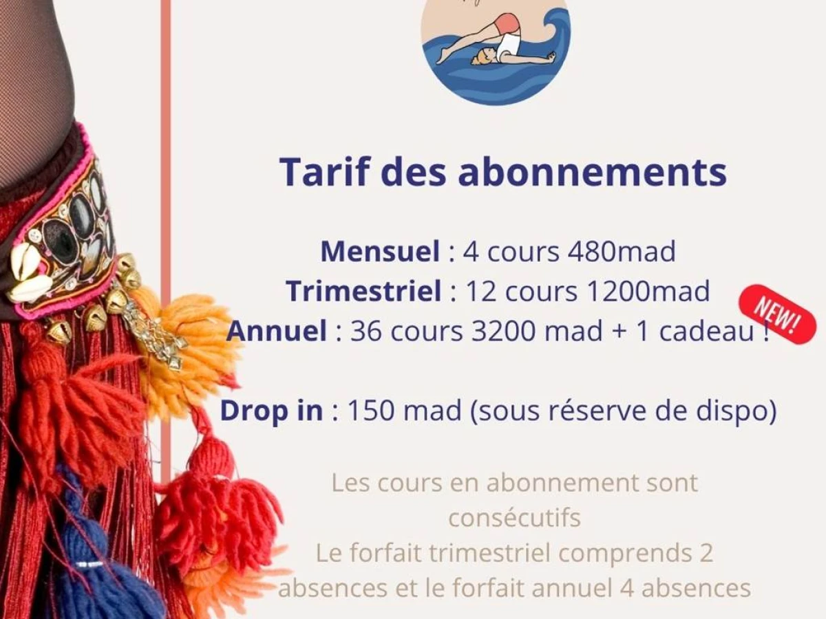 Cours de Danse Orientale à Agadir - Tourisme Agadir Souss-Massa