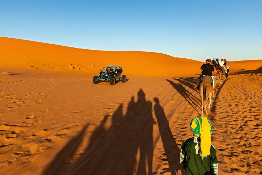 Sandboarding, Balade à dos de dromadaire, Buggy & BBQ - Tourisme Agadir Souss-Massa