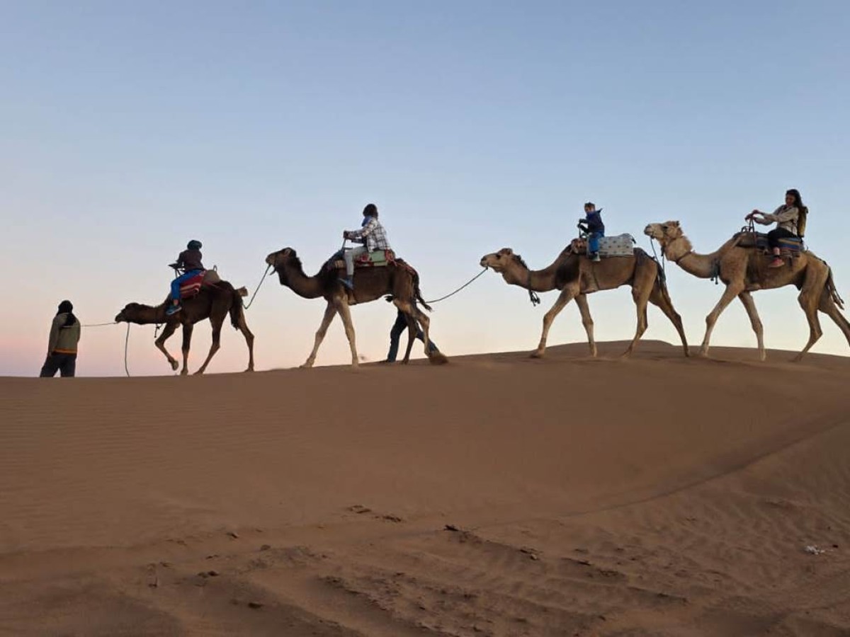 Trek Chaabi -gravure - les dunes 6 jours 5 nuits - Tourisme Agadir Souss-Massa
